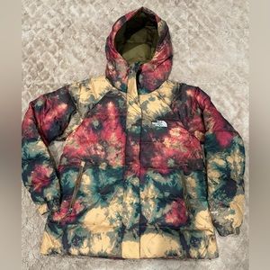 North Face Women’s Medium Hydrenalite Down Midi Antelope Tan Ice Dye NWT
